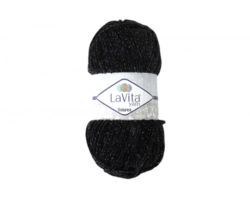 Пряжа ЛаВита Ярн Велюрекс – цвет 6500 черный