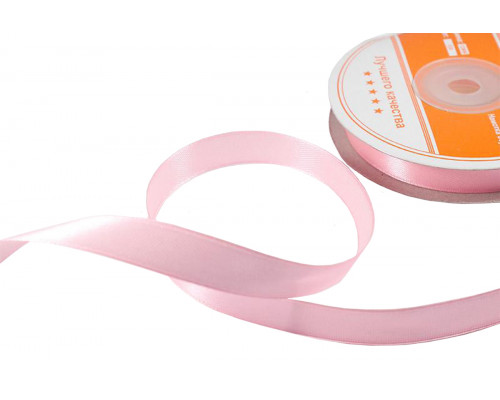 Лента атласная 12 мм 27.43 м цвет розовый 038 ВИС