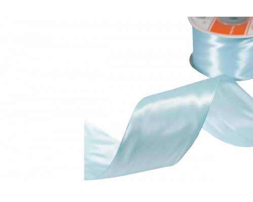 Лента атласная 50 мм 27.43 м цвет светло-голубой 089 ВИС