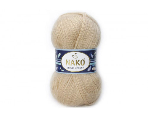 Пряжа Nako Mohair Delicate – цвет 6104 бежевый