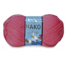 Nako Saten 50 g 00236 темная роза