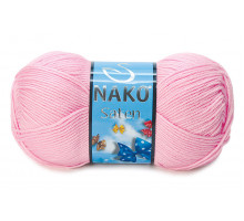 Nako Saten 50 g 02197 нежно-розовый