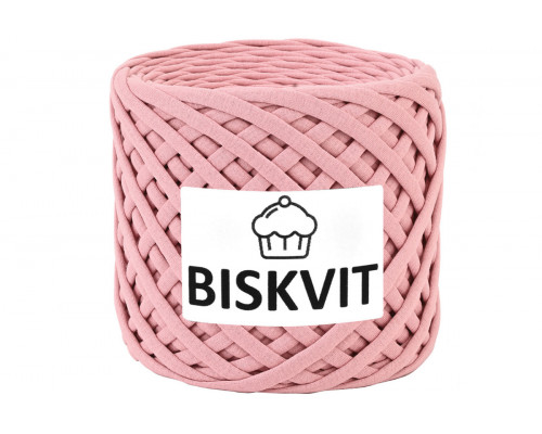 Трикожная пряжа Бисквит – цвет малиновый йогурт
