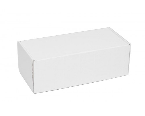 Коробка самосборная без окна белая 35x16x12 см