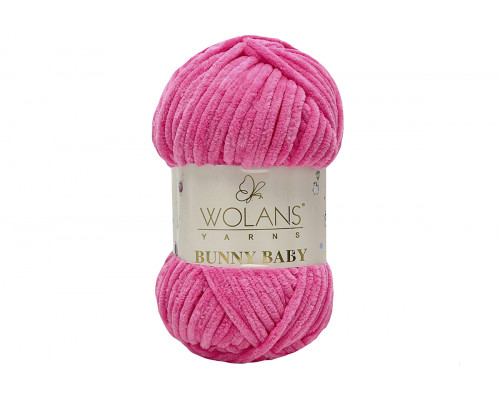 Пряжа Воланс Банни Беби – цвет  100-64 розовый неон