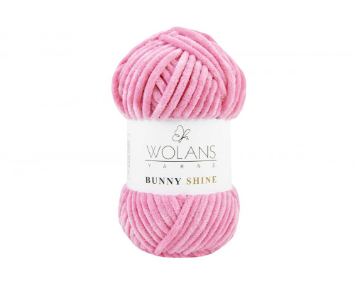 Пряжа Воланс Банни Шайн – цвет 820-06 темно-розовый