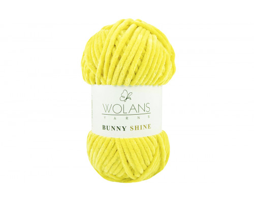 Пряжа Воланс Банни Шайн – цвет 820-14 желтый