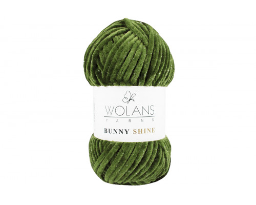 Пряжа Воланс Банни Шайн – цвет 820-32 темно-зеленый
