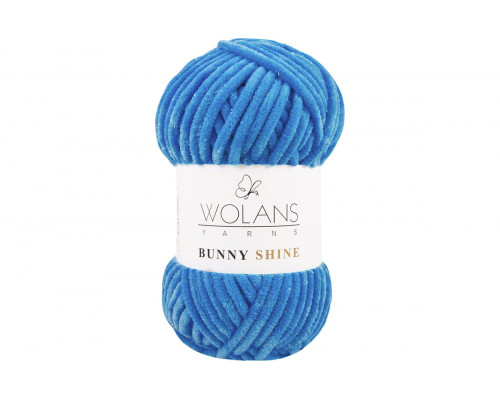 Пряжа Воланс Банни Шайн – цвет 820-35 темно-голубой
