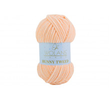 Wolans Bunny Tweed 140-06 светло-персиковый-оранжевая россыпь