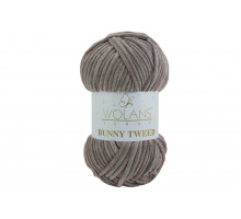 Wolans Bunny Tweed 140-14 серый металлик-малиновая россыпь