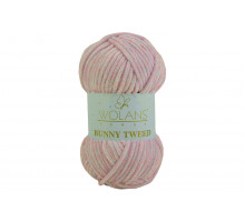 Wolans Bunny Tweed 140-24 светло-сиреневый-розовая россыпь