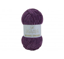 Wolans Bunny Tweed 140-27 фиолетовый-розовая россыпь
